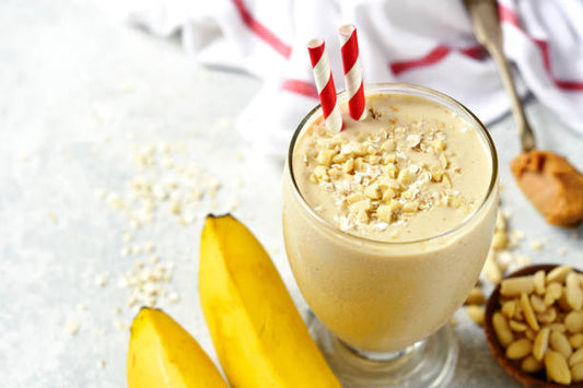 Erdnuss-Bananen-Shake