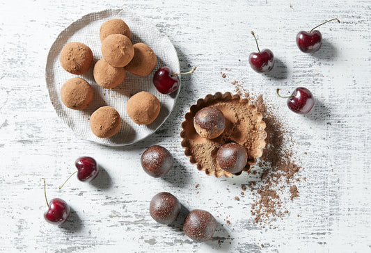 Kirsch-Trüffel mit Schokolade