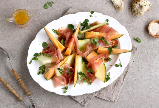 Melone mit Prosciutto-Schinken